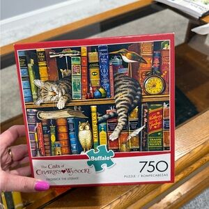 Buffalo Cats of Charles Wysocki Frederick The Literate 750 Piece Jigsaw Puzzle